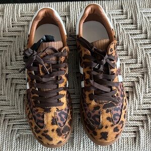Rosella Carlie Leopard Print Sneakers with Brown Laces Amazon 9